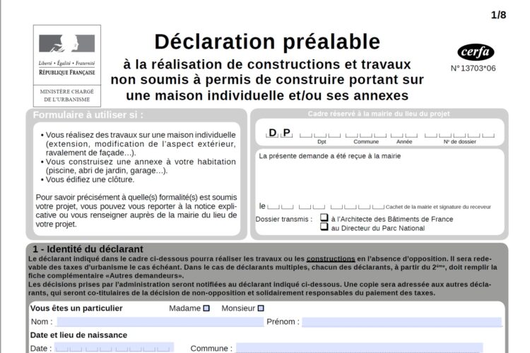 Tout ce qu’il faut savoir sur la déclaration préalable de travaux